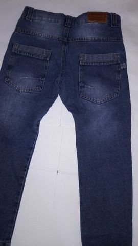 Calça Jeans Infantil Masculina Marca Mox - tam 6 semi nova excelente estado - Foto 4