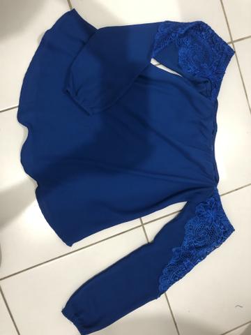 Blusa ciganinha manga longa - Foto 2