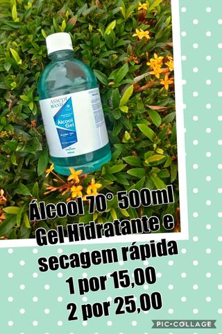 Álcool 70 Sanitizante de mãos e ambientes