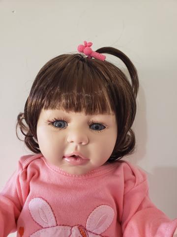Boneca Bebê Reborn de Silicone 50cm - Foto 4