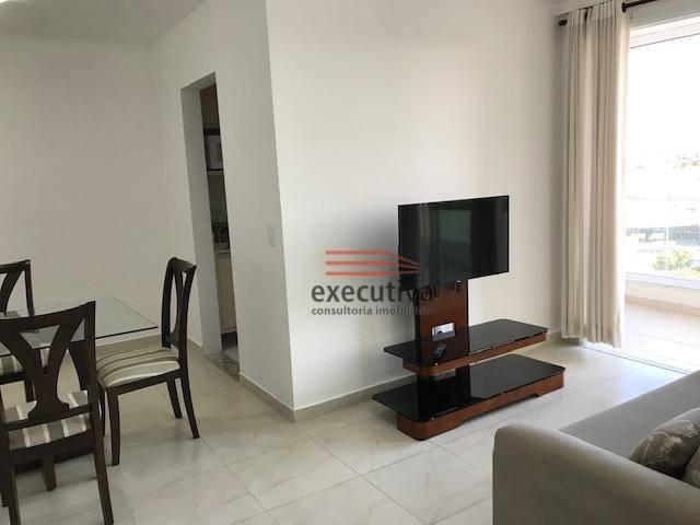 Apartamento com 1 dormitório para alugar, 57 m² por R$ 1.850,00/mês - Jardim das Colinas - - Foto 14