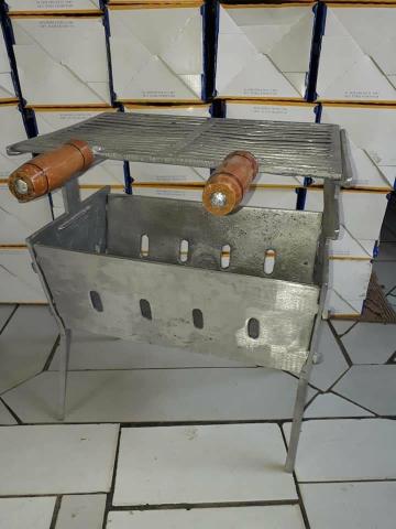 Churrasqueira de alumínio batido da partir de