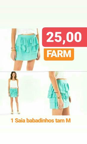 2 Saia babadinhos marca FARM tam M original