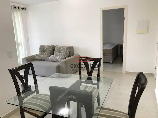 Apartamento com 1 dormitório para alugar, 57 m² por R$ 1.850,00/mês - Jardim das Colinas - - Foto 7