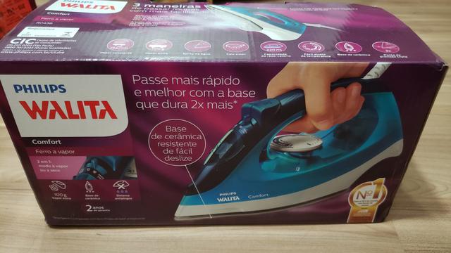 Ferro de Passar Roupas - Philips Walita - NOVO - Foto 2