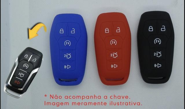Capa de silicone chave Ford fusion - Foto 3