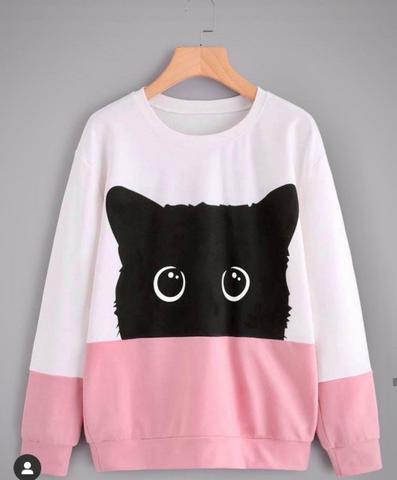 Moletom fem. 99,00 Modelo tumblr