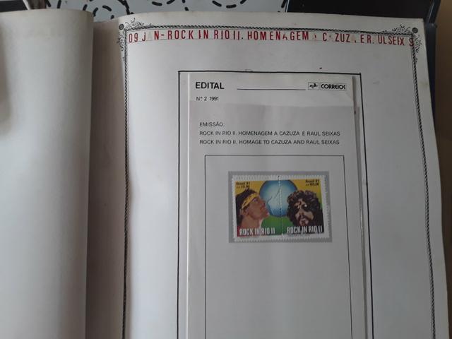 Colecao de editais com selos originais anos 1991 a 1993 - Foto 2