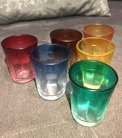 Copos de dose coloridos estilo americano - Copinhos