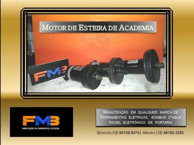 Motor de esteira e bobina de moto