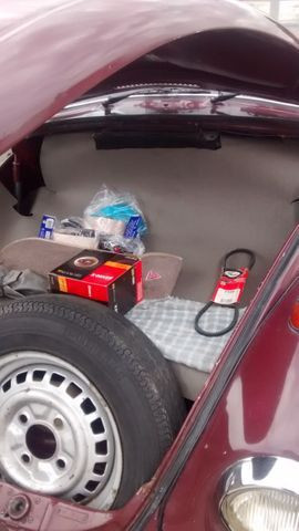 Fusca versão limitada, famoso monocromatico, interior caramelo - Foto 12