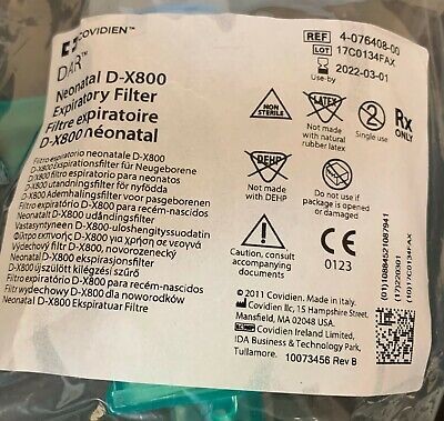 Filtro Covidien Puritan Bennett 4-076408-00 Neonatal D-x800 Filtro Expiratório Aberto<br><br> - Foto 4