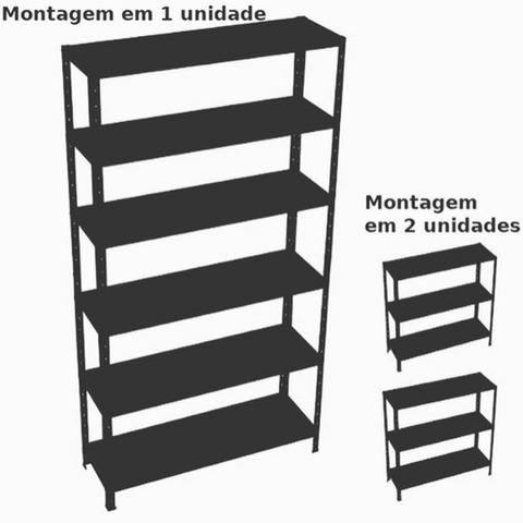 Estante de aço