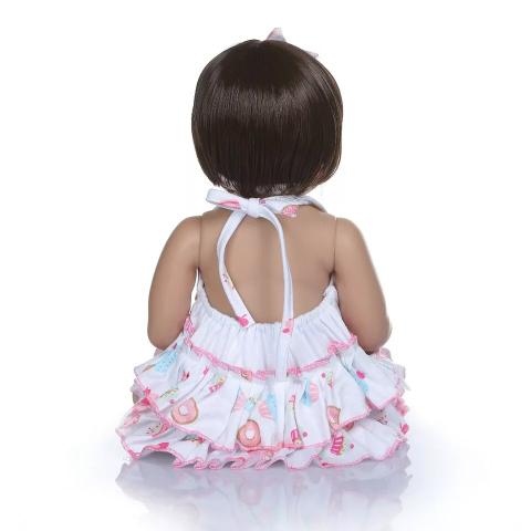 Bebê Reborn 100% Silicone + Acessórios + BRINDE - 10x sem juros - Foto 4