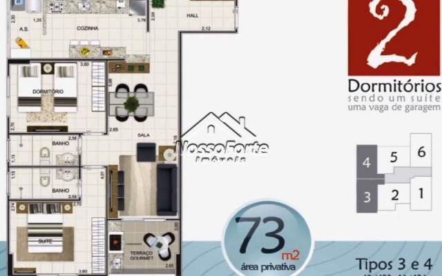 Apartamento na Aviação em Praia Grande - Foto 6