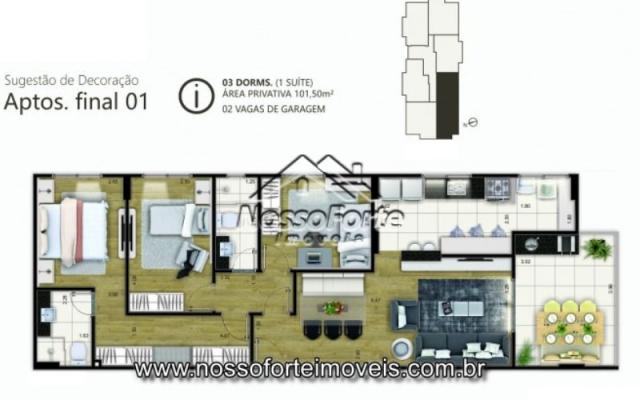 Lançamento Apartamento no Canto do Forte em Praia Grande - Foto 10