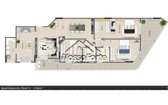 Apartamento na Guilhermina em Praia Grande - Foto 12