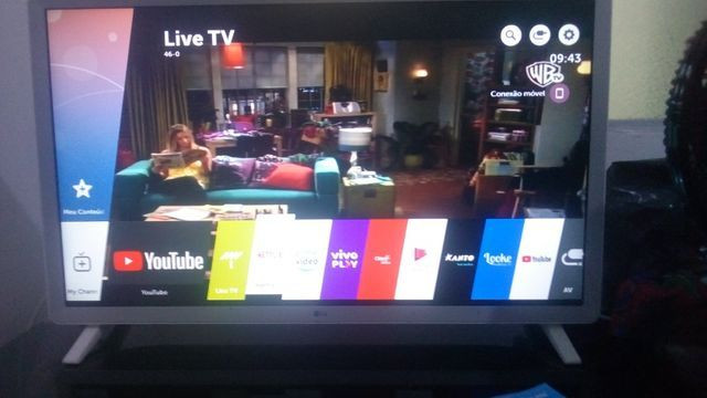 Smart TV LG super nova 32 polegada wi-fi Netflix YouTube