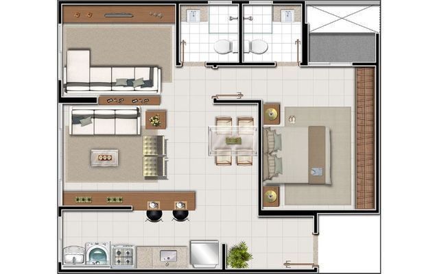 Apartamento de 2 quartos/suíte - Vila Rosa - Spazio di Lorenzzo - Foto 16