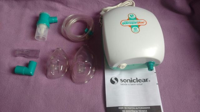 Inalador Pneumático a Jato de Ar Pulmopar Plus - Soniclear - Foto 3