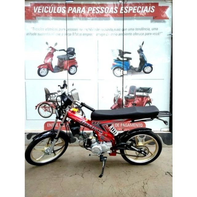 Bicicleta elétrica motorizada ciclomotor 49 caloi mobillete top bike top let - Foto 4