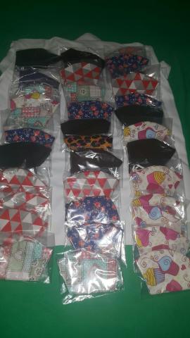 Máscaras de tricoline c/ e s/ arame