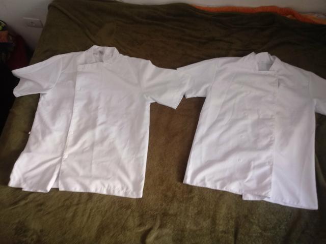 Dolmã jaleco uniforme pizzaiolo lanches