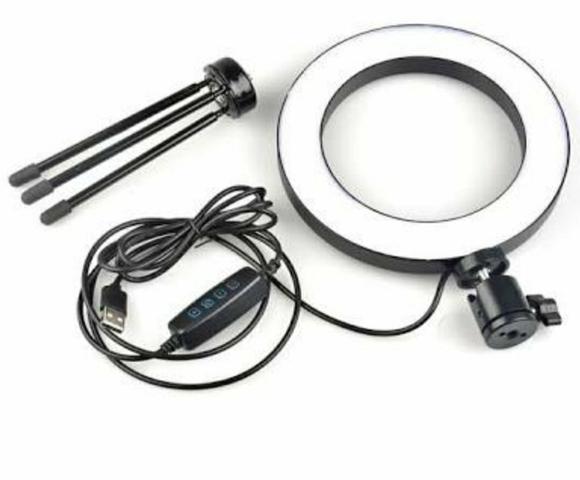 Luz Iluminador Ring Light 6 Polegadas Kp-pl16 Knup 72 Led - Foto 2