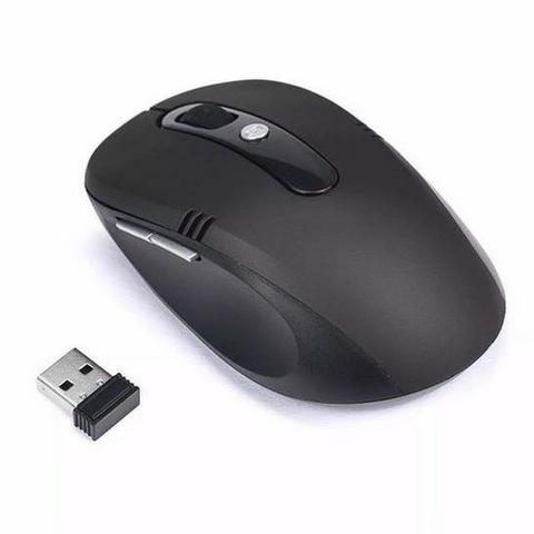 Mouse Óptico Sem Fio USB Wi-Fi Para Notebook E Pc