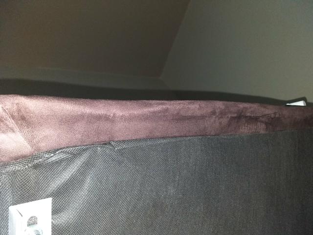 Cama bau americana nobuck (Ortobom) novinha