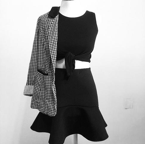 Blazer preto e branco - Foto 3