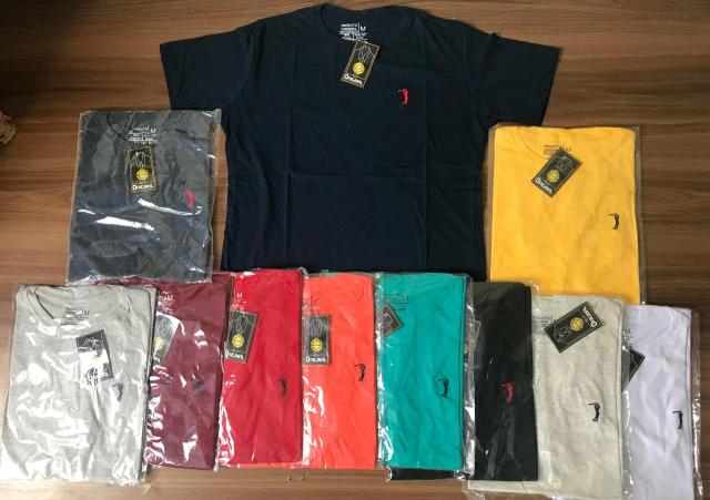 Camisa gola redonda 25.00. p m g. 100% algodao!! - Foto 2
