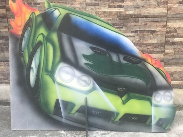 Painel de chão para festa