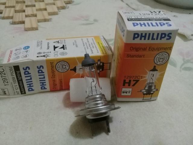 Lâmpada H7 forte 100w aceito cartão