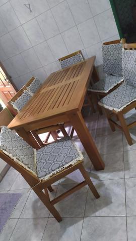 Mesa de madeira de Lei maciça - Foto 3