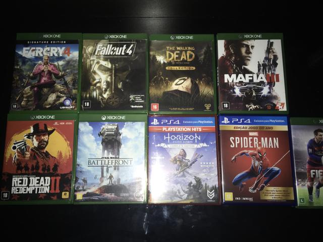 Vendo/Troco por jogos ps4