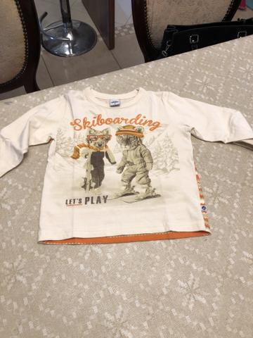 Kit 3 camisetas Tam 2 - Foto 4
