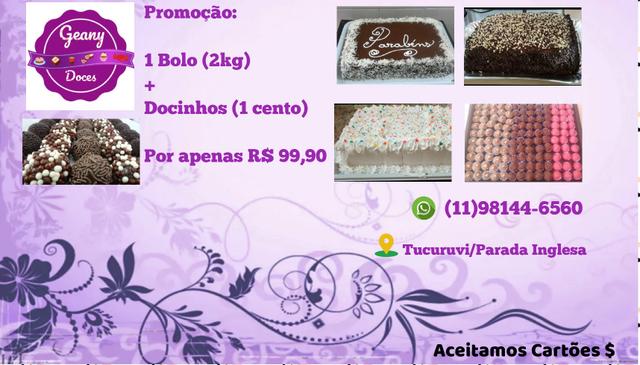 Bolo e doces