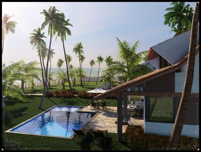GN- Casa duplex na praia do Cupe, 4 quartos, piscina privativa, varanda gourmet