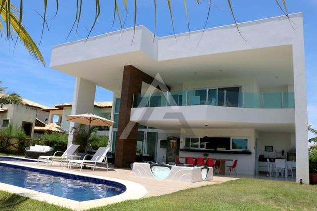 Casa de luxo mobiliada 6 quartos em Guarajuba/Camaçari-BA