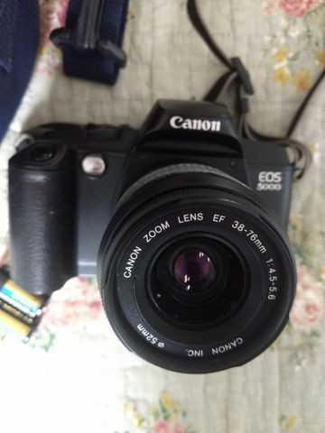 Camera fotografica Analogica Canon EOS 5000 com filme - Foto 2