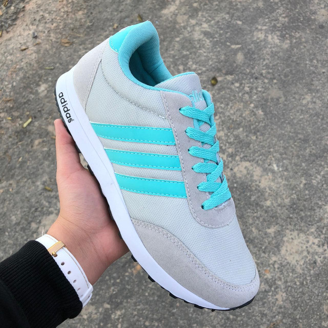 adidas cinza e azul