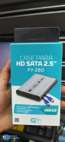 Case para HD sata 2.5" Fy-280 usb 3.0(honestidade e qualidade JK eletrônicos)