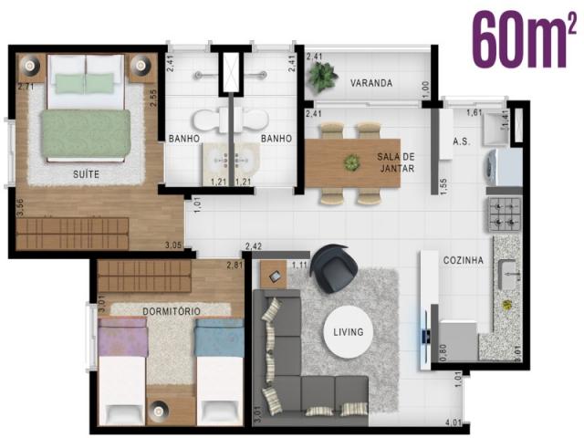Apartamento jundiai, lancamento jundiai, construtora santa angela, home invest, apartament - Foto 20