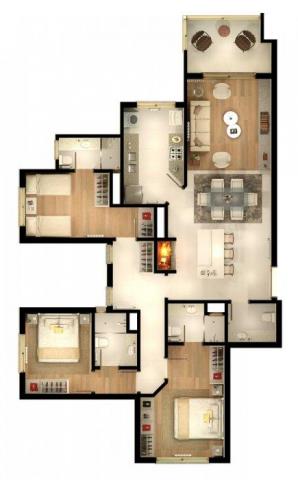 Apartamento com 2 dormitórios à venda, 86 m² por r$ 873.690,41 - bavária - gramado/rs - Foto 15