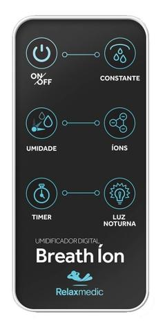 Umidificador De Ar Digital Breath Ion Rm-hd0118 Relax Medic - Foto 4