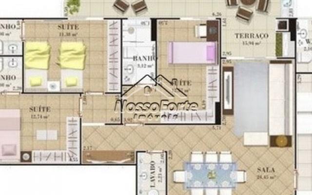 Apartamento no Canto do Forte em Praia Grande - Foto 17