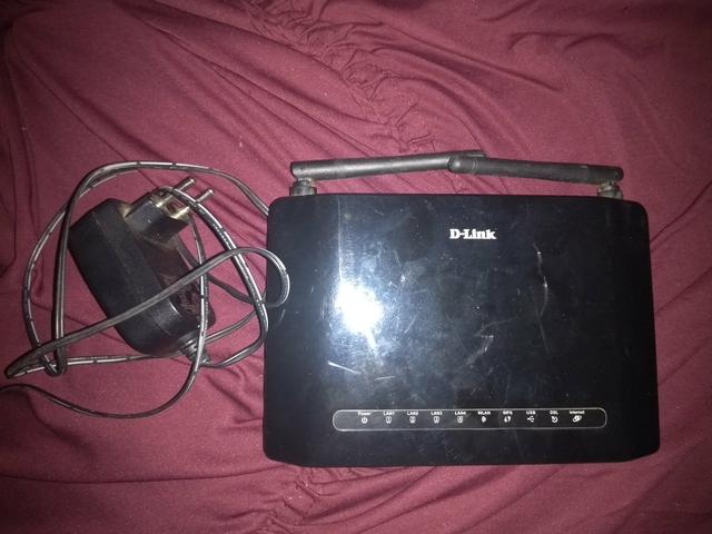 Moldem e roteador D-link