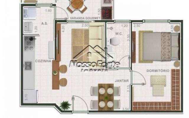 Apartamento na Guilhermina em Praia Grande - Foto 19