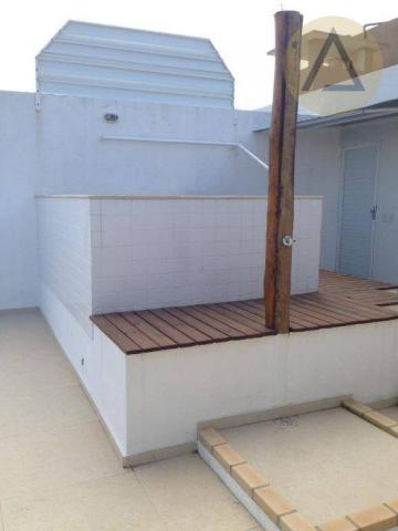 Cobertura com 2 dormitórios à venda, 122 m² por r$ 370.000 - lagoa - macaé/rj - Foto 9